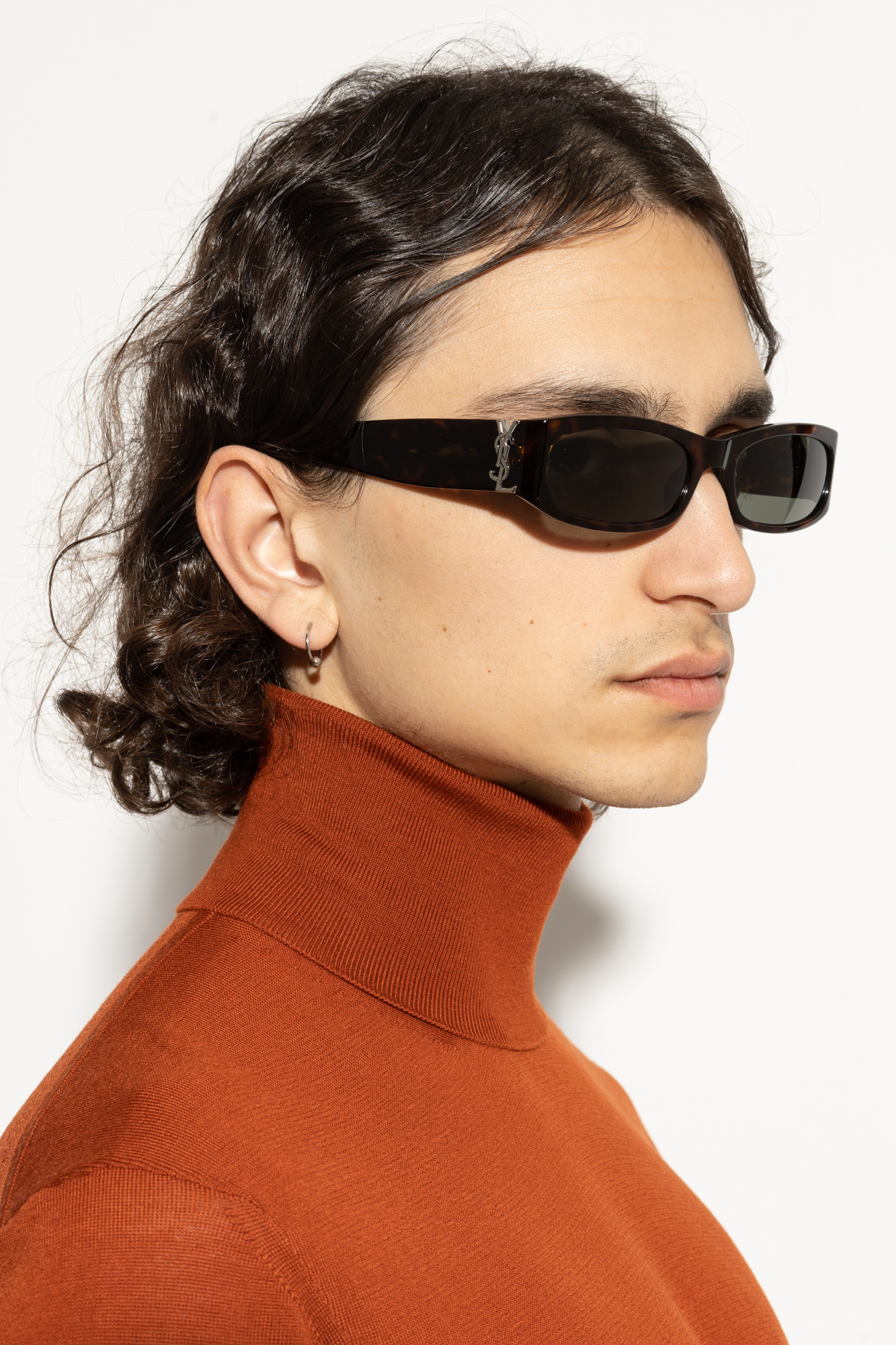 半額以下 Saint Laurent / SL M152 サングラス アイウェア SL M152 Saint Laurent Sunglasses 002 Dark Havana - eye-oo.com